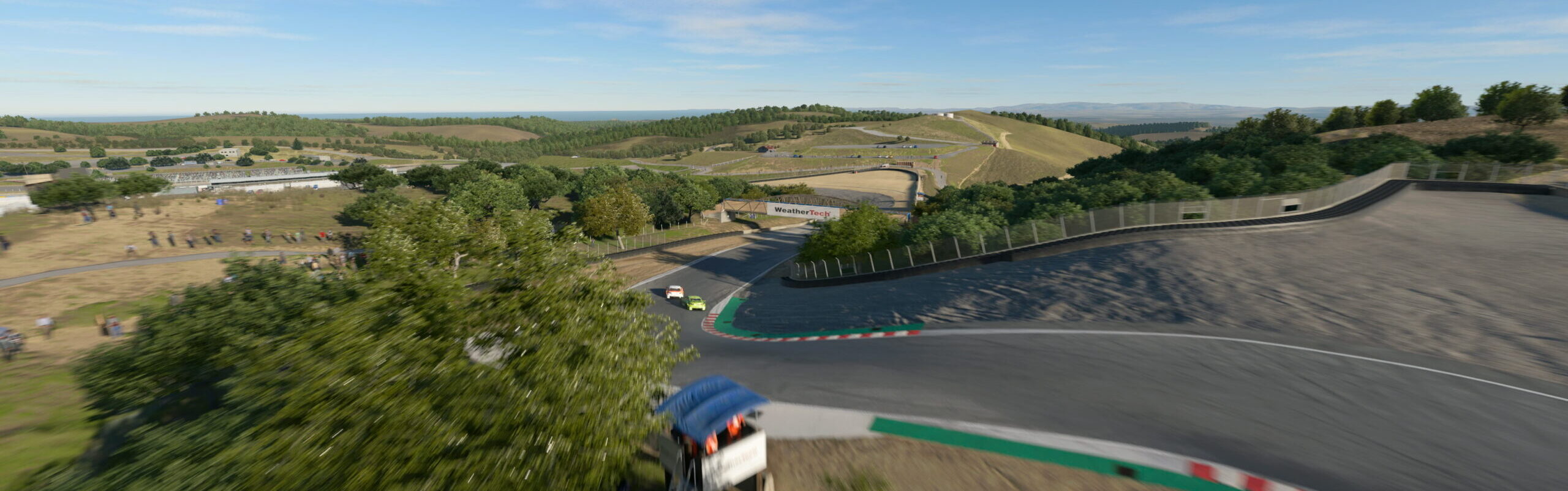 Laguna Seca’s Famous Cork Screw view from above